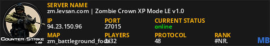 zm.levsan.com | Zombie Crown XP Mode LE v1.0