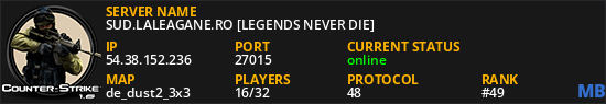 SUD.LALEAGANE.RO [LEGENDS NEVER DIE]
