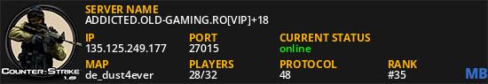 ADDICTED.OLD-GAMING.RO[VIP]+18