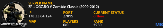 ZP.LOGZ.RO # Zombie Classic (2009-2012)