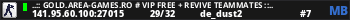 ..:: GOLD.AREA-GAMES.RO # VIP FREE + REVIVE TEAMMATES ::..