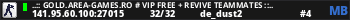 ..:: GOLD.AREA-GAMES.RO # VIP FREE + REVIVE TEAMMATES ::..