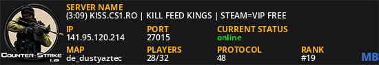 (4:50) KISS.CS1.RO | KILL FEED KINGS | STEAM=VIP FREE