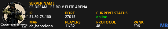 CS.DREAMLIFE.RO # ELITE ARENA