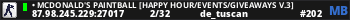 • McDonald's PaintBall [Happy Hour/Events/Giveaways V.3]