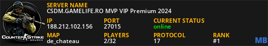 CSDM.GAMELIFE.RO MVP VIP Premium 2024