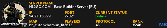 HL2GO.COM - Base Builder Server [EU]