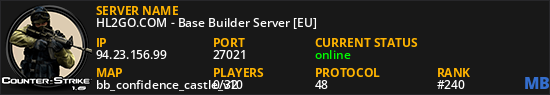 HL2GO.COM - Base Builder Server [EU]