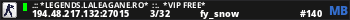 .:: *LEGENDS.LALEAGANE.RO*  ::.  *VIP FREE*