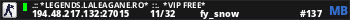 .:: *LEGENDS.LALEAGANE.RO*  ::.  *VIP FREE*