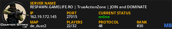 RESPAWN.GAMELIFE.RO | TrueActionZone | JOIN and DOMINATE