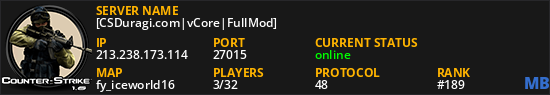 [CSDuragi.com|vCore|FullMod]