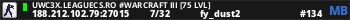 UWC3X.LEAGUECS.RO #Warcraft III [75 LVL]