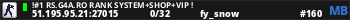 !#1 RS.G4A.RO RANK SYSTEM+SHOP+VIP !