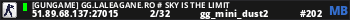 [GUNGAME] GG.LALEAGANE.RO # Sky is the limit