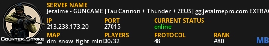 Jetaime - GUNGAME [Tau Cannon + Thunder + ZEUS] gg.jetaimepro.com EXTRAGG