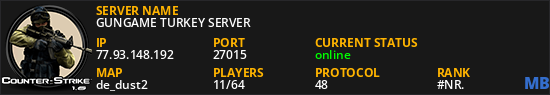 GUNGAME TURKEY SERVER