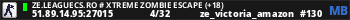 ZE.LeagueCS.Ro # Xtreme Zombie Escape (+18)