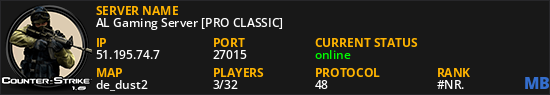 AL Gaming Server [PRO CLASSIC]