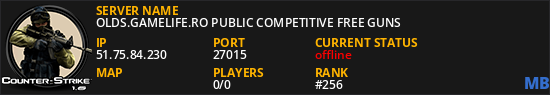 OLDS.GAMELIFE.RO PUBLIC COMPETITIVE FREE GUNS