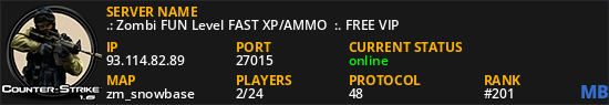 .: Zombi FUN Level FAST XP/AMMO :. FREE VIP