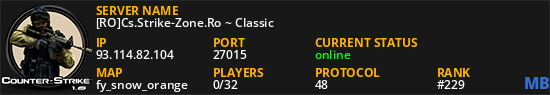 [RO]Cs.Strike-Zone.Ro ~ Classic