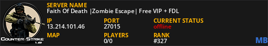 Faith Of Death |Zombie Escape| Free VIP + FDL