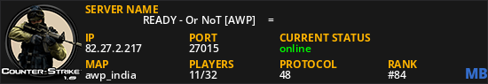 ▅    ▆    █      READY - Or NoT [AWP]︻芫=一