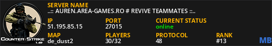 ..:: AUREN.AREA-GAMES.RO # REVIVE TEAMMATES ::..