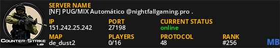 [NF] PUG/MIX Automático @nightfallgaming.pro .
