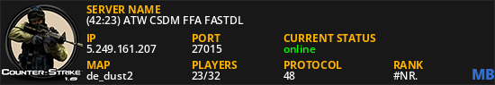 (1:09:29) ATW CSDM FFA FASTDL