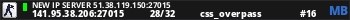 NEW IP SERVER 51.38.119.150:27015
