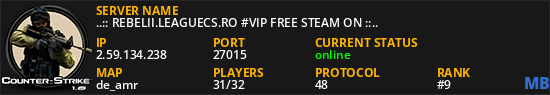..:: REBELII.LEAGUECS.RO #VIP FREE STEAM ON ::..