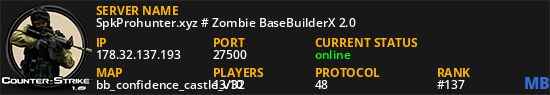 SpkProhunter.xyz # Zombie BaseBuilderX 2.0
